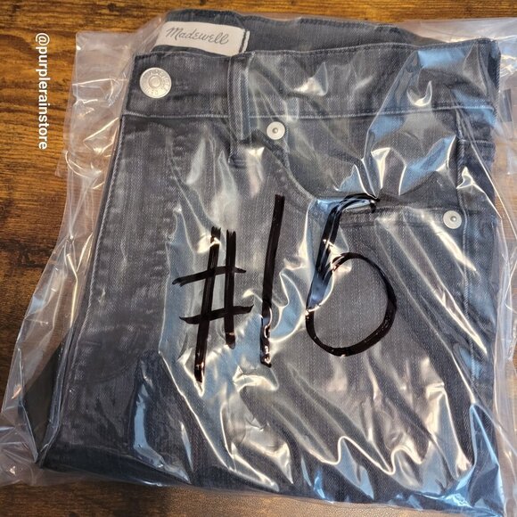 Madewell Jeans 28 Skinny 9" High Rise Lunar Wash A5699 Tummy Control Slimming - Picture 12 of 12